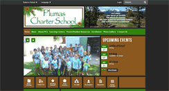 Desktop Screenshot of plumascharterschool.org